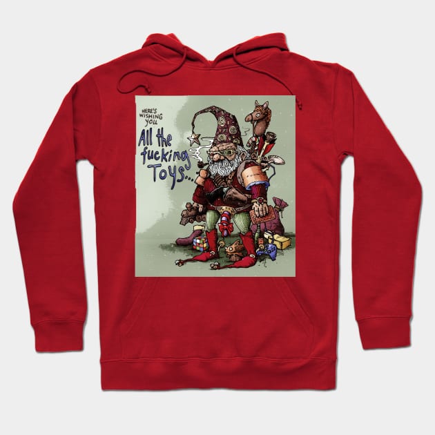 3-D Christmas Shirt Hoodie by Froobius